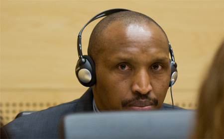 Bosco Ntaganda  la CPI le 10 fvrier 2014