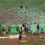 Camp des dplacs au Congo