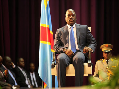 Le prsident de la RDC, Joseph Kabila  la crmonie de clture des concertations nationales, le 5 octobre 2013. Photo Monuc/M. Asmani.