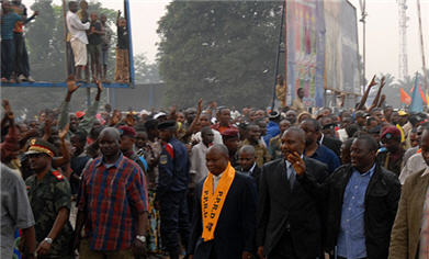 Joseph Kabila  Kananga au Kasai Occidental
