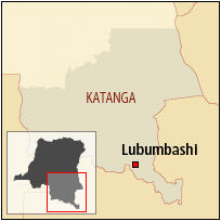 17 tonnes de minerais hautement radioactifs ont t dverses dans une rivire de la ville de Likasi,  plus d'une centaine de kilomtres de Lubumbashi, rapporte radiookapi.net
