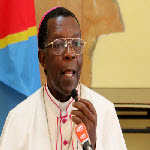 Monseigneur Nicolas Djomo, prsident de la CENCO le 4/12/2011  Kinshasa