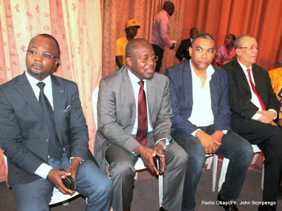 Des leaders de l'opposition politique congolaise le 30/11/2015  Kinshasa. Radio Okapi/Ph. John Bompengo