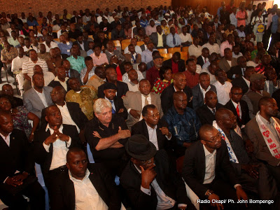 Quelques membres de l'opposition Congolaise dans la salle Fatima le 24/8/2011  Kinshasa