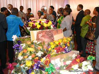 Les obsques de madame Pauline Opango, veuve du hros national, Patrice Emery Lumumba le 29/12/2014  Kinshasa