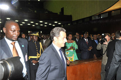Nicolas Sarkozy  Kinshasa - Congo