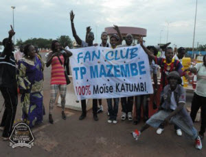 Des fans de Mazembe  Bamako au Mali