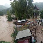 Inondations provoques par la pluie diluvienne du 17/04/2020 dans la ville d?Uvira. Radio Okapi/Ph Fiston Ngoma.