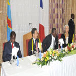 Nicolas Sarkozy et Joseph Kabila à Kinshasa