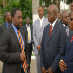Joseph Kabila et Simon Mbaki Batshia