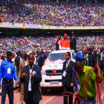 Cardinal Laurent Monsengwo Pasinya au Stade des Martyrs à Kinshasa le dimanche 5 décembre 2010