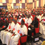 Des évêques lors du 16èm assemblée plénière du Symposium des Conférences Episcopales d'Afrique et Madagascar(Secam) le 9/07/2013 à Kinshasa