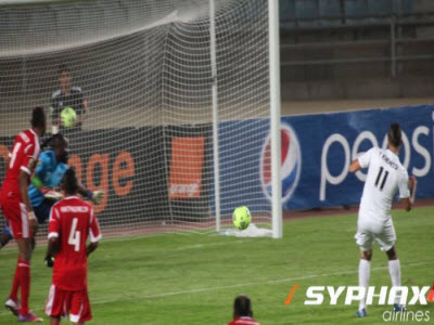 CS Sfaxien contre TP Mazembe à Rades, en Tunisie