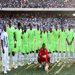 L?équipe du  DC Motema Pembe le 20/05/2012 au stade des Martyrs à Kinshasa