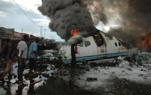 Avion d'Hewa Bora Airways crashe à Goma