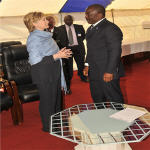 Joseph Kabila et Hillary Clinton à Goma - Congo