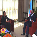 Jospeh Kabila et Jendayi Frazer