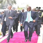 Joseph Kabila et Paul Kagame à Kinshasa