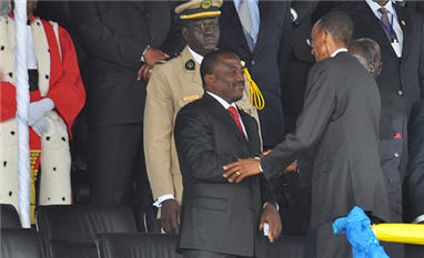 Joseph Kabila et Paul Kagame à Kigali au Rwanda