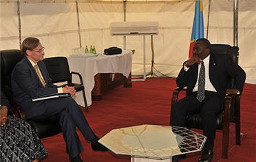Joseph Kabila et Robert Zoellick à Goma
