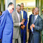 Joseph Kabila, Vital Kamerhe, Kengo wa Dondo et Adolphe Muzito