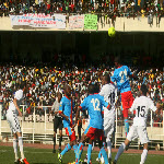 L'équipe nationale de la RDC contre la Lybie