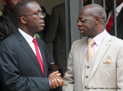 Matata Ponyo et Albert Yuma, Président de la Fédération des Entreprises du Congo