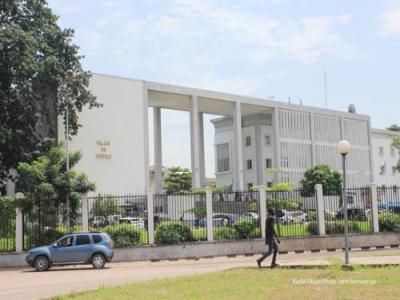 Vue du palais de Justice à Kinshasa, le 25/02/2020. Radio Okapi/Photo John Bompengo