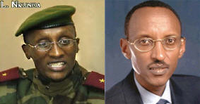 Laurent Nkunda et Paul Kagame