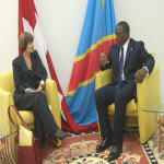 Micheline Calmy Rey et Joseph Kabila