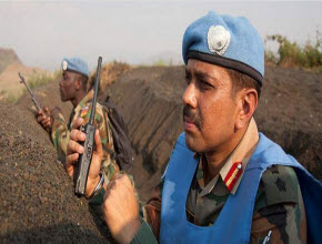 Des casques bleus de la MONUSCO au Congo