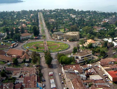 Ville de Goma au Nord Kivu