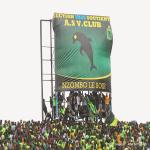 Des supporteurs de l? As Vita Club de la RDC le 21/09/2014 au stade Tata Raphaël à Kinshasa. Radio Okapi/Ph. John Bompengo