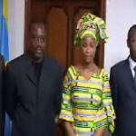 Présidence de la République Joseph et Olive Kabila célèbrent après la décision de la Cour Suprême le 28.11.2006