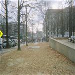 Ambiance dans les rues de Washington, DC, sur Virginia Avenue, quelques heures après l'ina ...