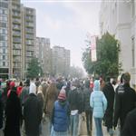 Ambiance dans les rues de Washington, DC, dans le quartier de Foggy Bottom, quelques heure ...