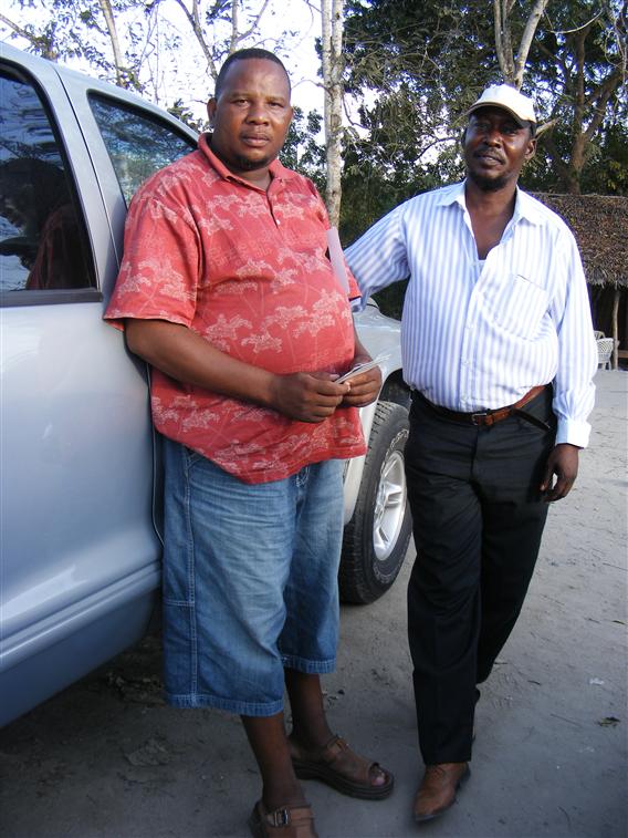 Mr AYOBE Ntumba & Majdi a Check point DAR/TZ 2009