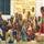 Les enfants du quartier Plateau lors de la séance de réhabilitation nutritionnelle devant le centre de santé et maternité de Mandela dans la commune urbano-rurale de Mont-Ngafula en république démocratique du Congo.